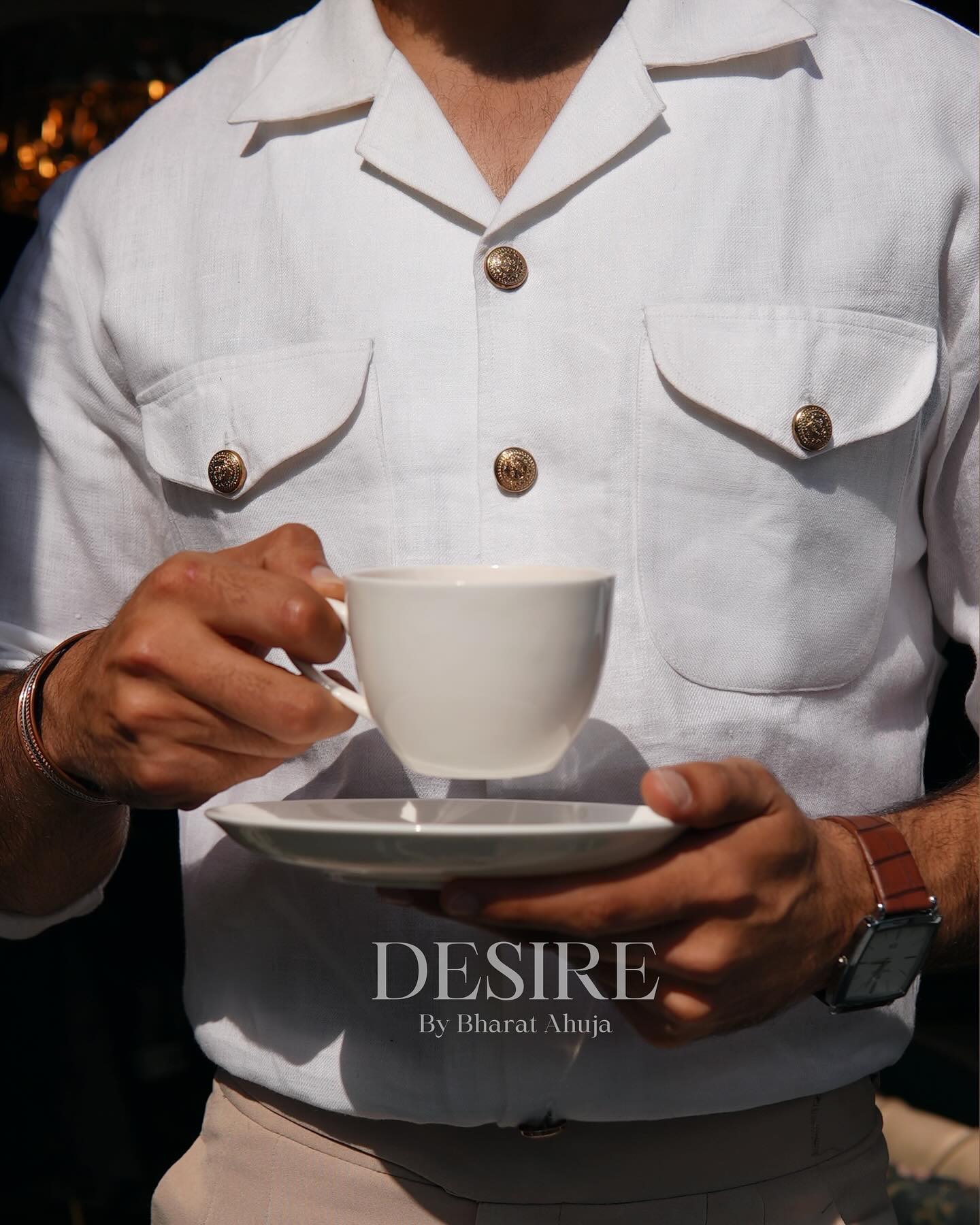 Luxe Linen Evening Shirt