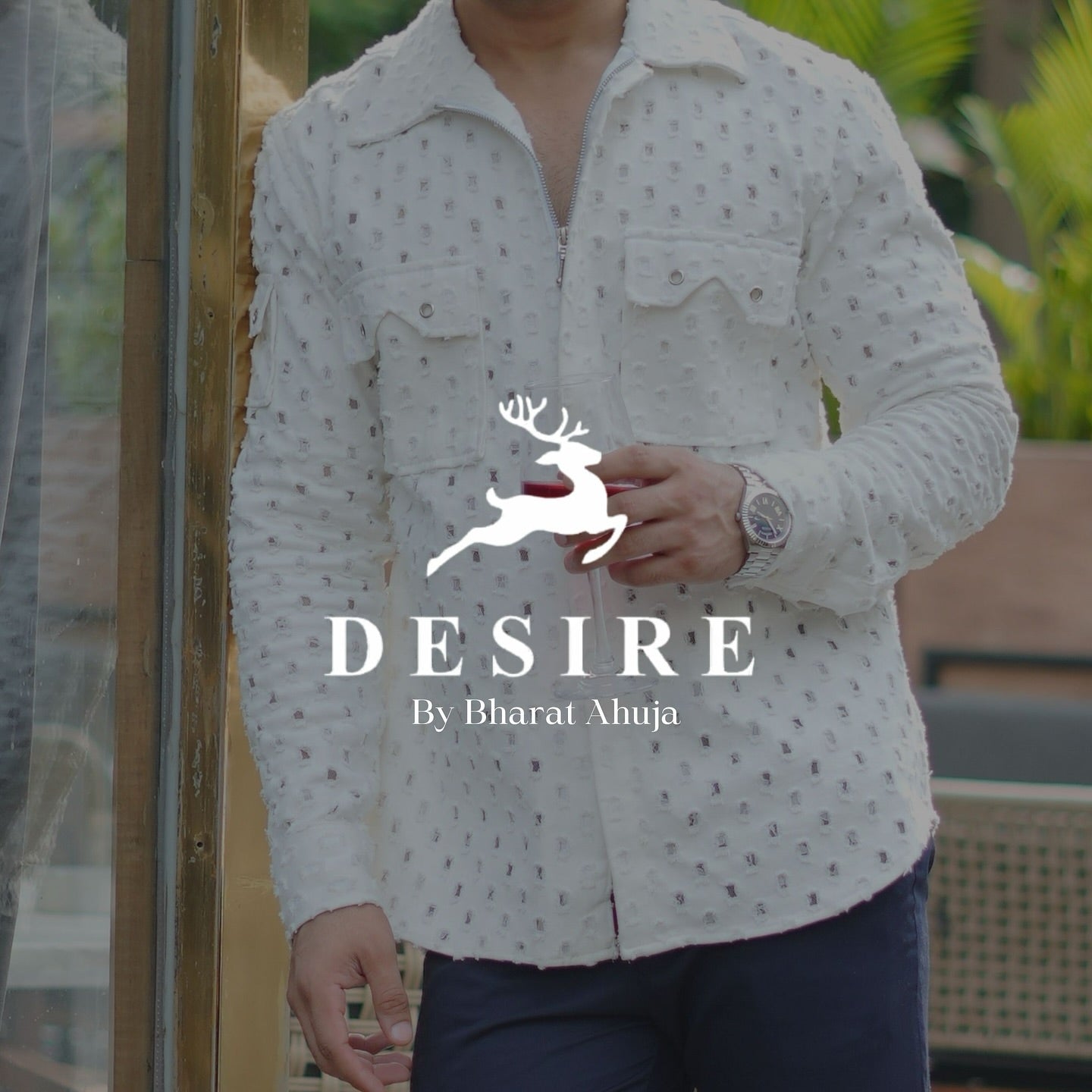 Midnight Denim Party Shirt
