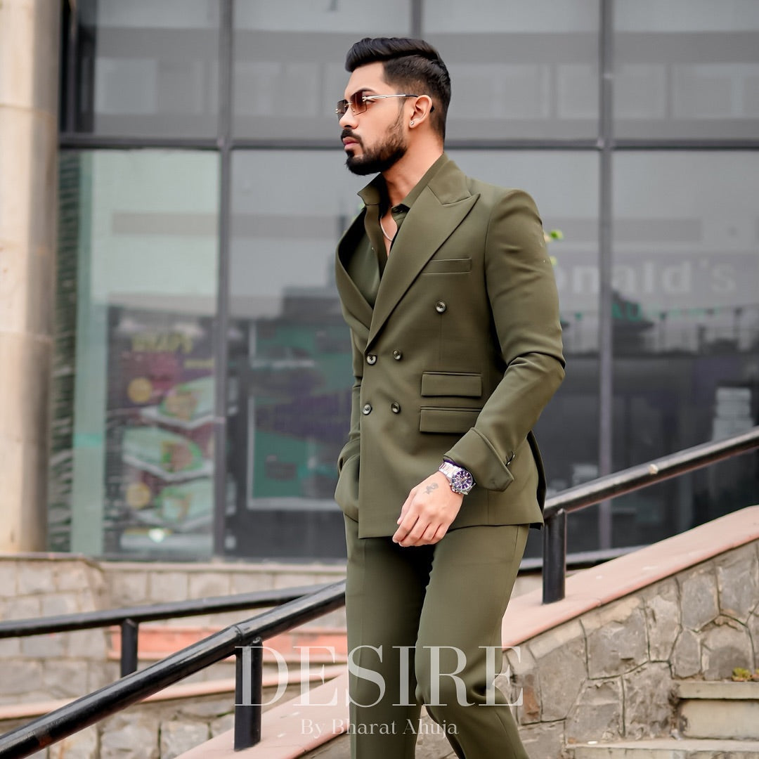 Olive Twin Blazer