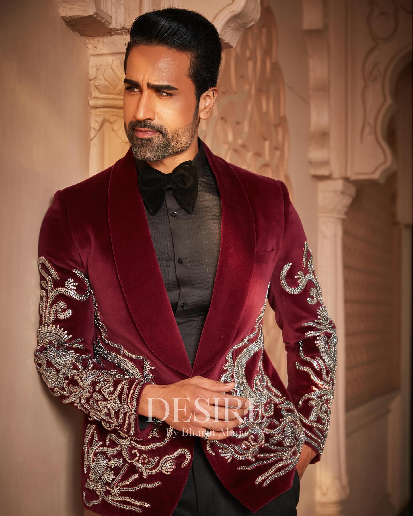 Velvet Elegance Designer Suit