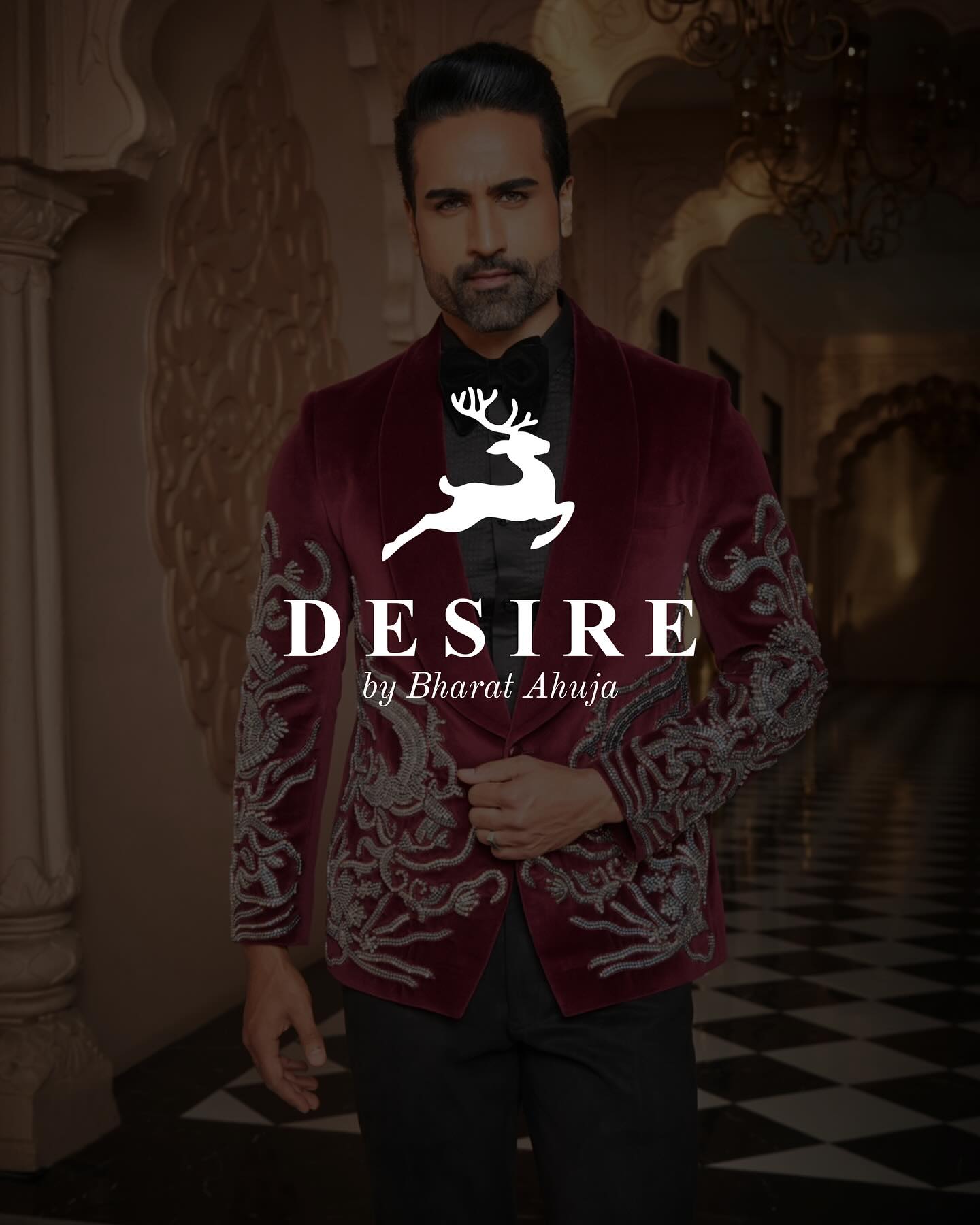 Velvet Elegance Designer Suit