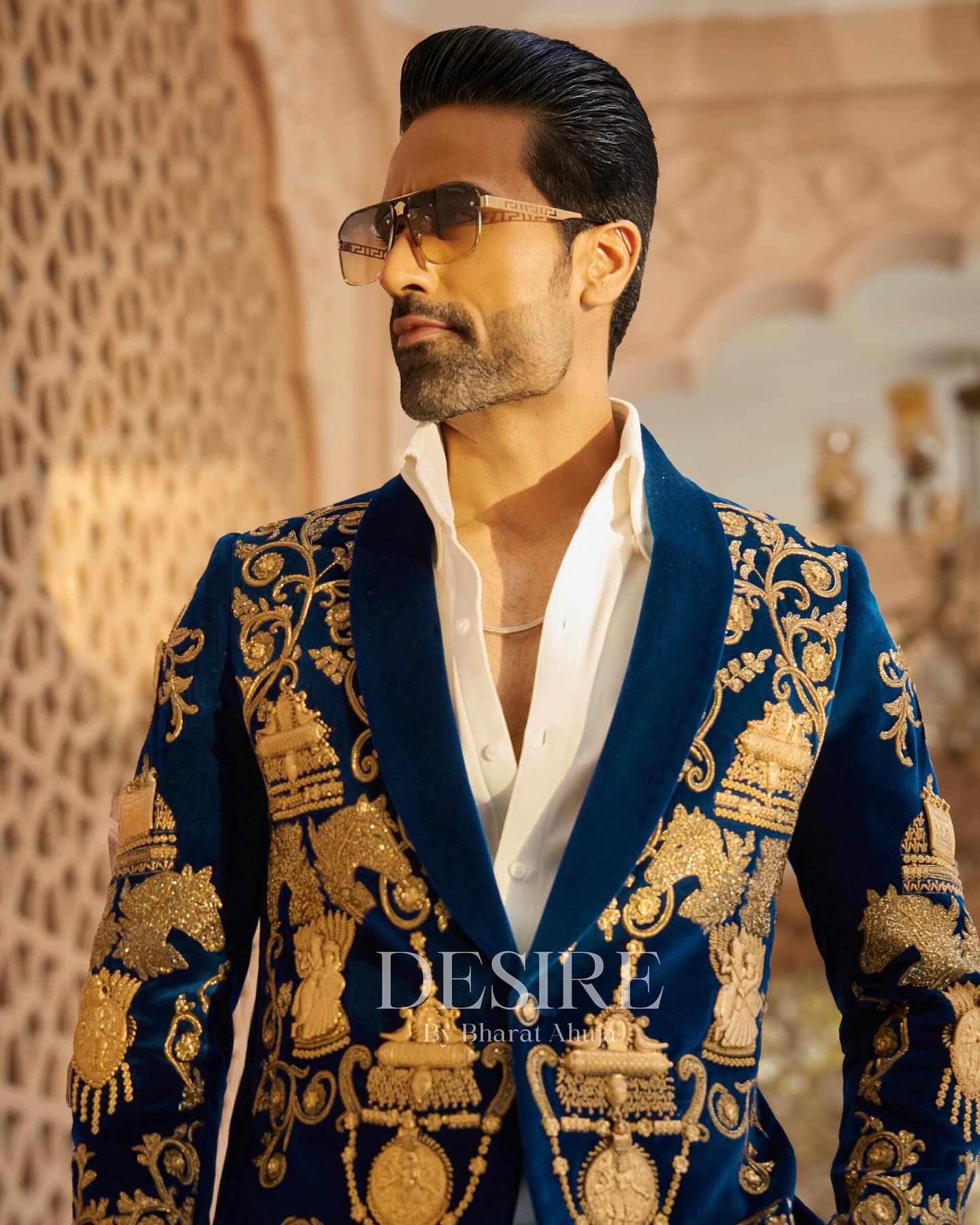 Opulent Velvet Designer Suit