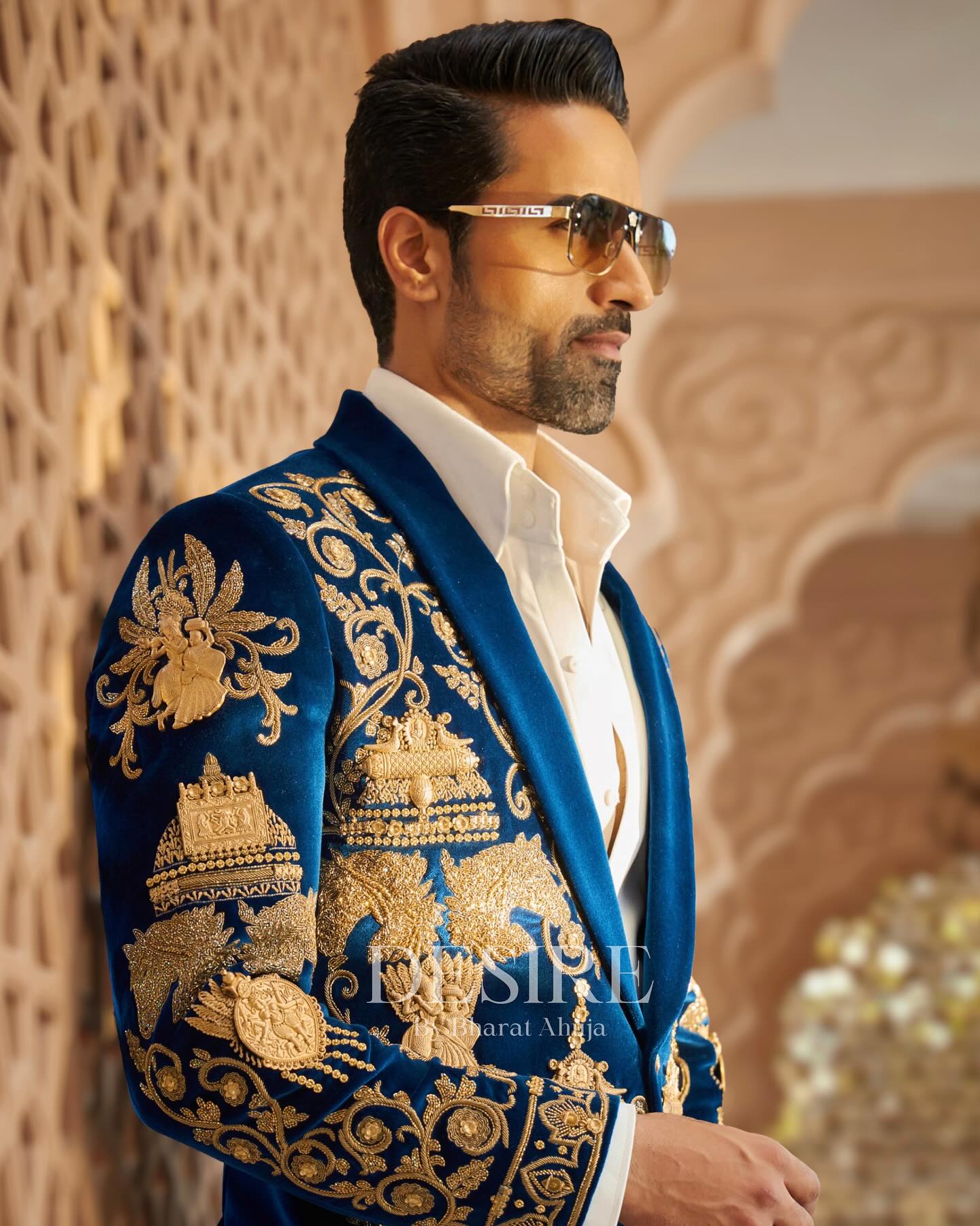 Opulent Velvet Designer Suit
