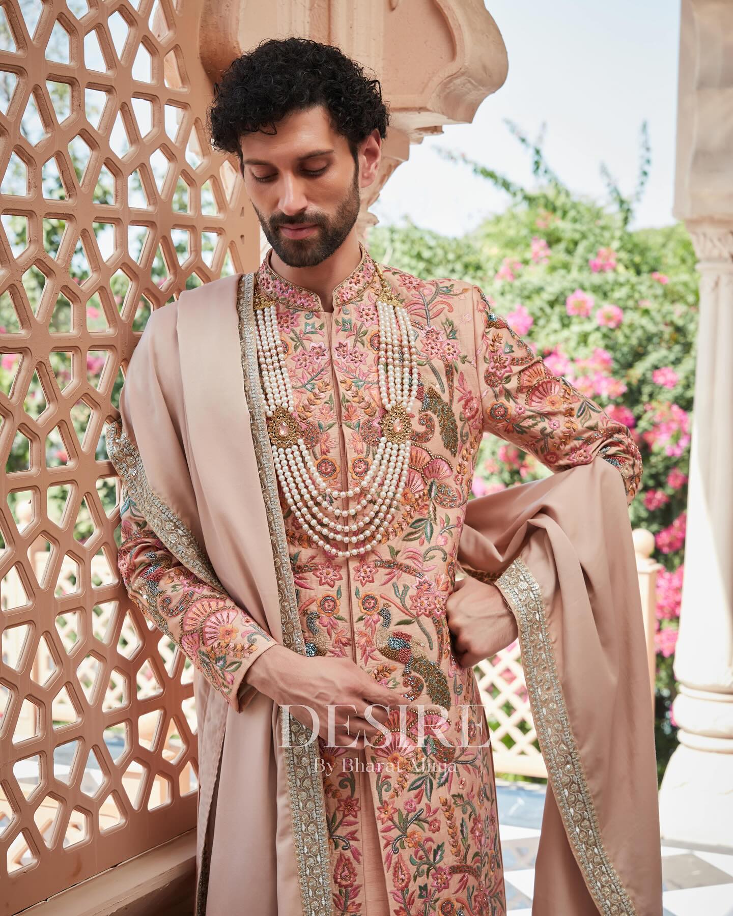 Regal Elegance Silk Sherwani