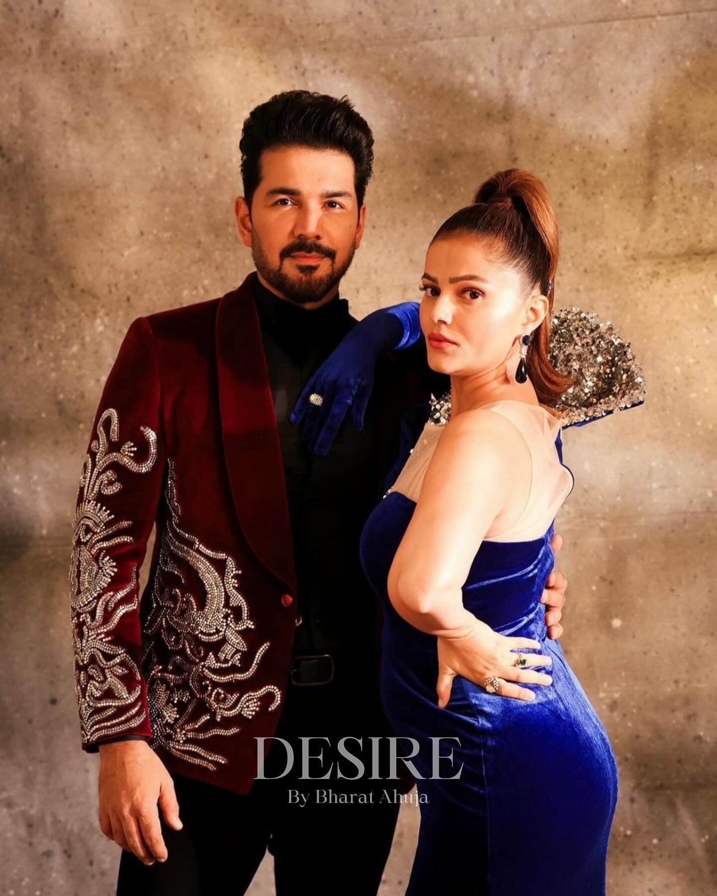 Velvet Elegance Designer Suit