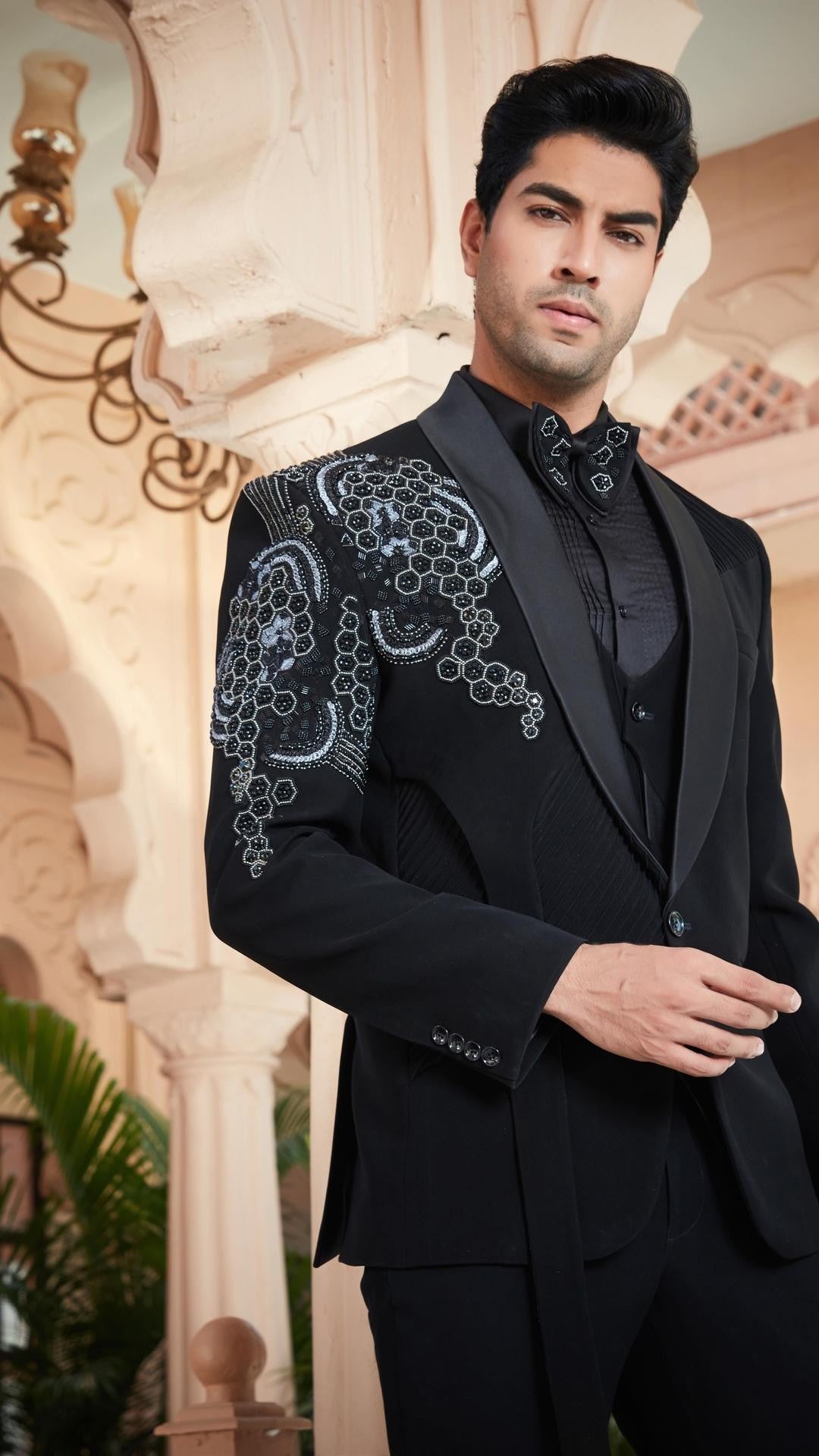 Elysian Elegance Designer Suit