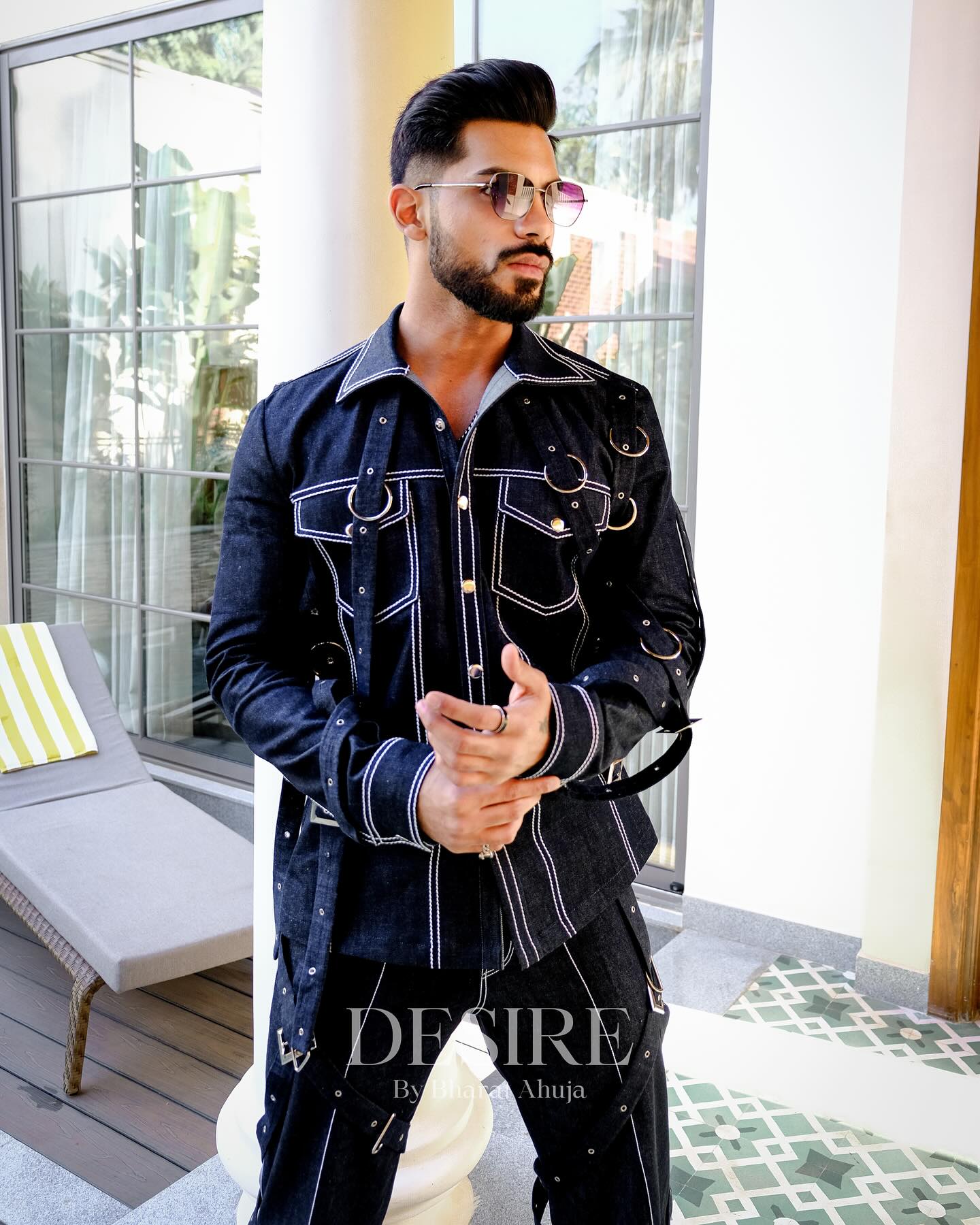 Denim Night Out Cord Set