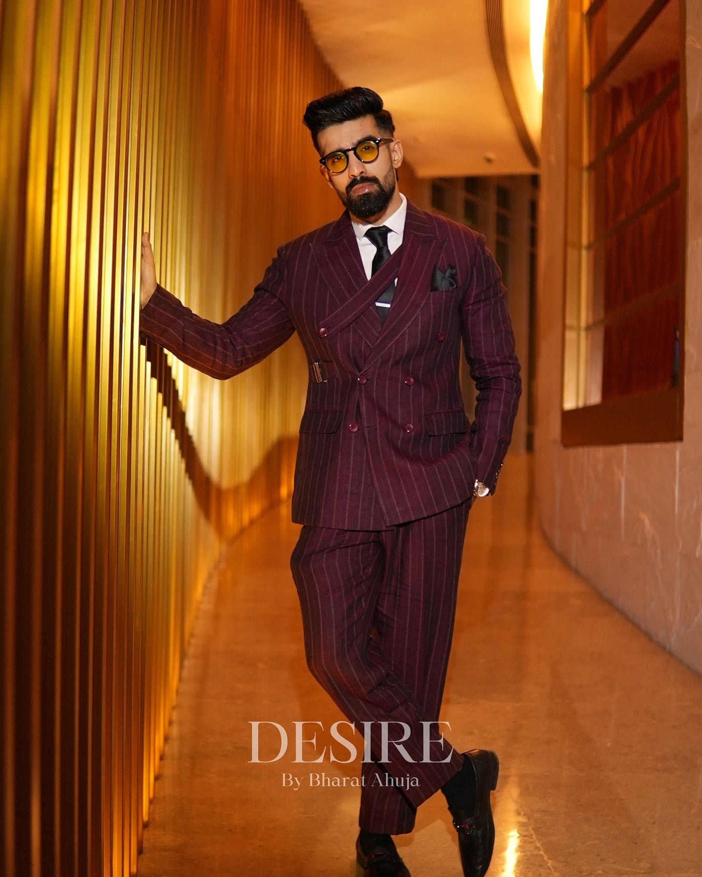 Luxe Linen Designer Suit