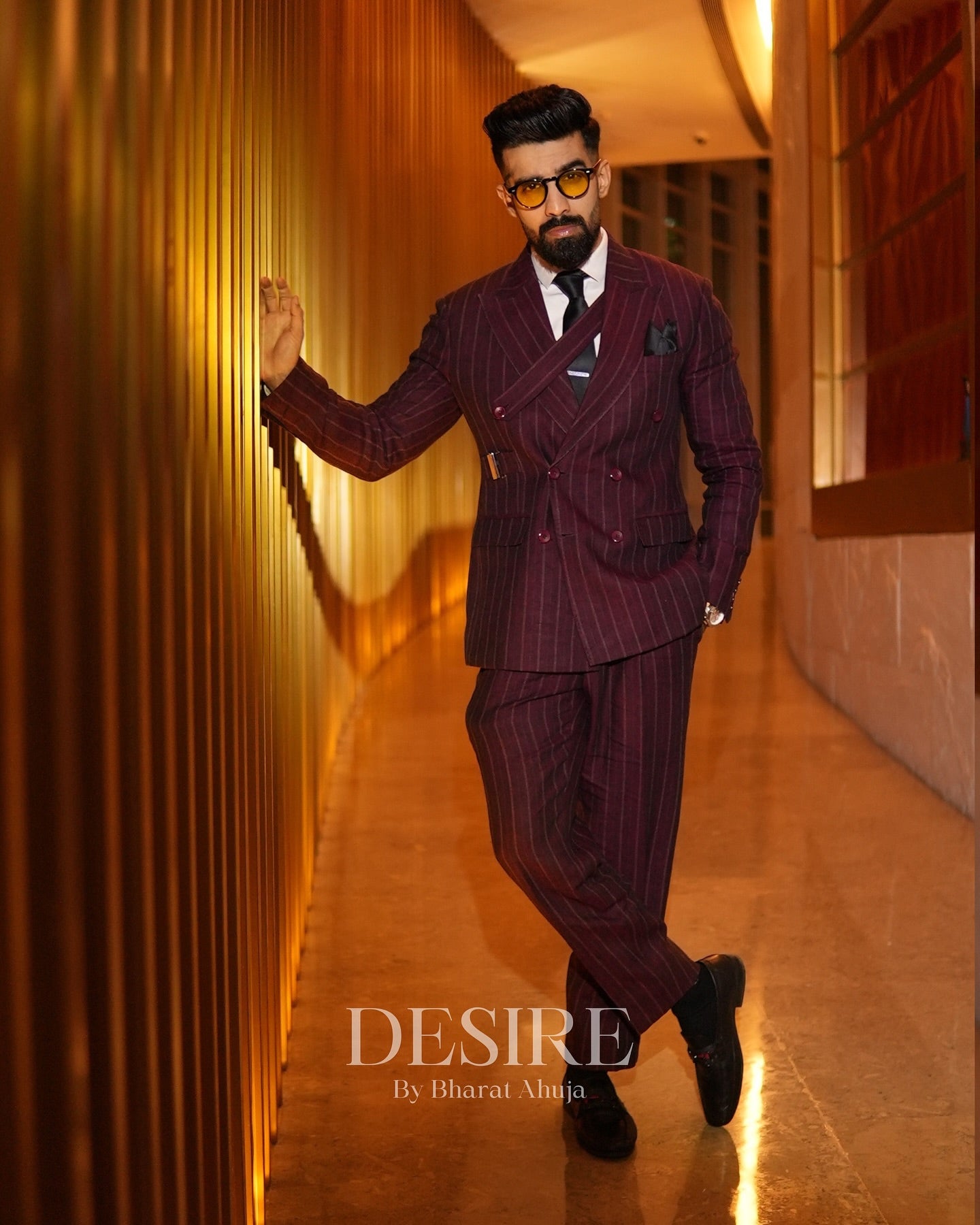 Luxe Linen Designer Suit