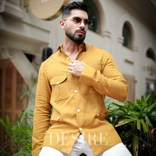 Luxe Summer Linen Party Shirt